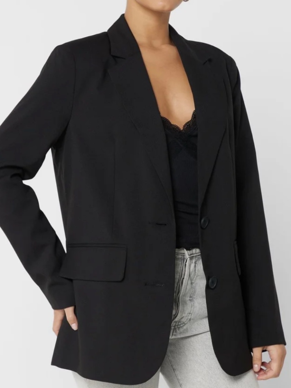 Topshop Tailored Black Two-Button Blazer US 4 – Worn Once